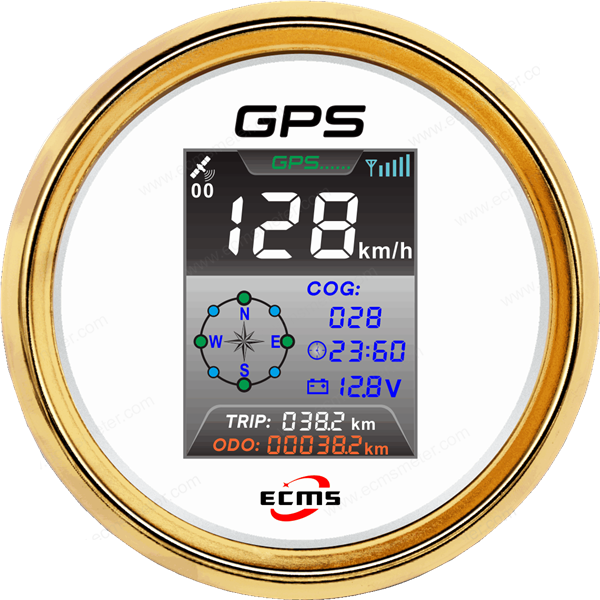 ECP/ECP2-GPS速度表（彩屏-帶時鐘）